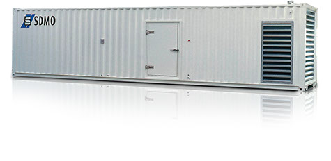 Red diesel generator from Enhanced Power Services Ltd